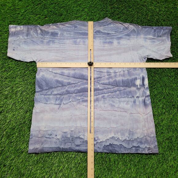 Vintage 1994 Celestial Sun Moon AOP T-Shirt Mens Large Single Stitch Cosmic 90s - Picture 7 of 11